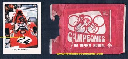 * 1974 Keisa Niki Lauda 126 FRESH from/with packet at least EX!