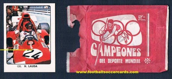 * 1974 Keisa Niki Lauda 126 FRESH from/with packet at least EX!