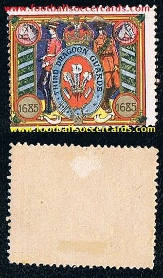 0- 1914 military stamp 3rd Dragoon Guards regiment Rotal Scots