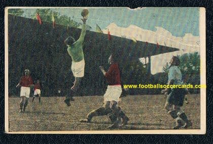 0- 1924 Nasazzi ROOKIE & Mazali Uruguay v Dietrick CH Eduardo Pi 8th Olympics card