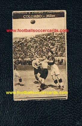0_ 1928 -29 ROOKIE Giovanni Ferrari 2x World Cup Winner! IRIENSE Vinicio Colombo Milan v Alessandria