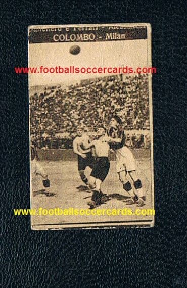 0_ 1928 -29 ROOKIE Giovanni Ferrari 2x World Cup Winner! IRIENSE Vinicio Colombo Milan v Alessandria