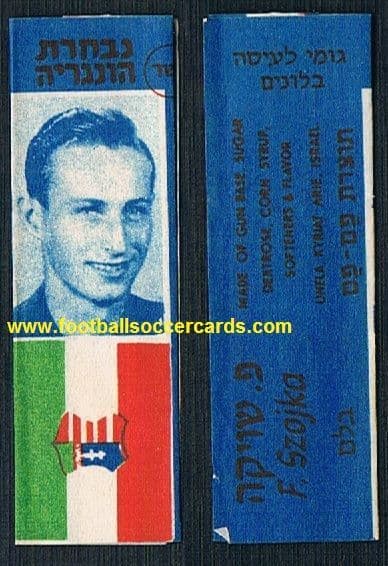 0_ 1958 Ferenc Szojka Hungary Player of the Year 1956 Silver medal WC54 & WC58 Salgótarjáni BTC