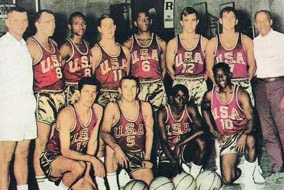 0_ 1968 USA basketball team Tokyo64 gold Jim Barnes Bill Bradley Larry Brown Joe Caldwell Mel Counts