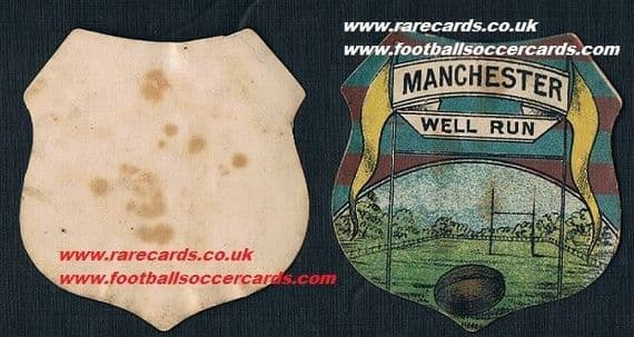 1880 Manchester FC shield 1st card?