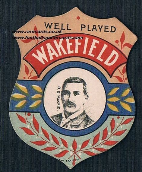1880 's - 1890 Osbert Mackie Wakefield Trinity by W N SHarpe