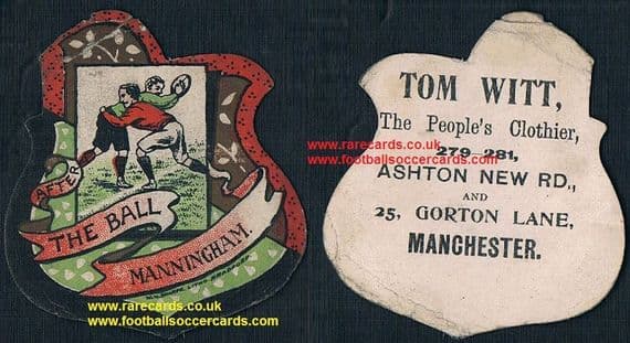 1880's Tom Witt Sharpe card after the ball Manningham card