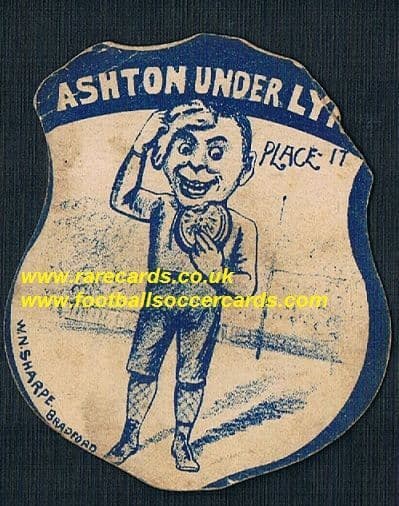 1880s oldest Ashton u Lyne FC footy card in the world!