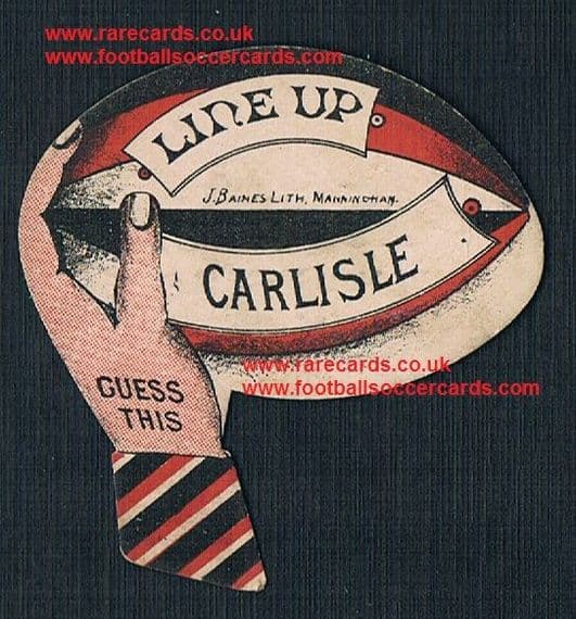 1880s Pears Soap Baines rugby ball Guess This Line Up Carlisle card