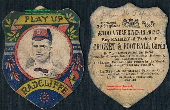 1880s Radcliffe England Tom Kent