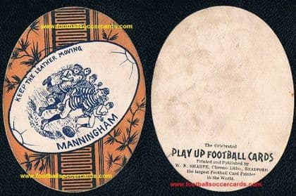 1880s W.N. Sharpe of Bradford, Keep The Leather Moving Manningham RFC cards