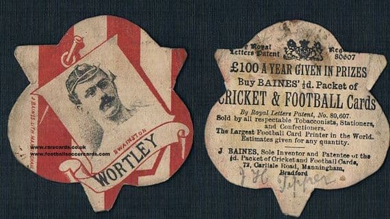 1880s Wortley Swainston rugby card