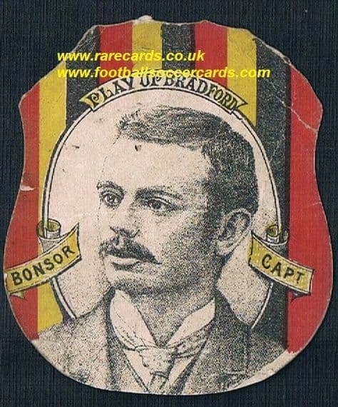 1883 Pears Soap Fred Bonsor Bradford England rugby captain see newspaper photo!