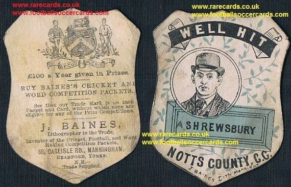 1884-85 Arthur Shrewsbury Nottinghamshire County Cricket  England batsman 2nd only to WG Grace SOLD