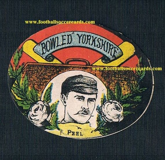 1887/8 Yorkshire CCC England Bobby Peel test cricketer trade card ONLY 1 KNOWN in world!