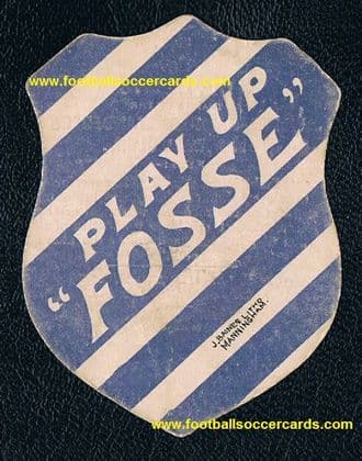 1889 Leicester City as Leicester Fosse the earliest club card for the Foxes, a team rookie ! Baines