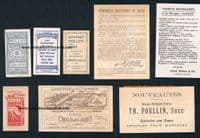 1890 -1900s fishing angling women cards collection Edmondson's Wills Louit etc  FEATURED IN MY BOOK
