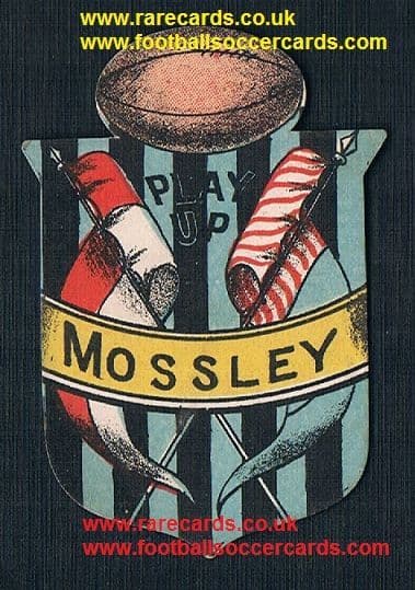 1890 Mossley F.C. by J Briggs or W N Sharpe rare early football card
