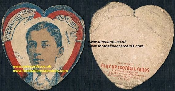 1890s Brownhills Albion Aston Villa Walsall WBA Brum Wolves Baines card