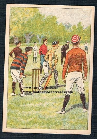 1890s French cricket trade card Union
