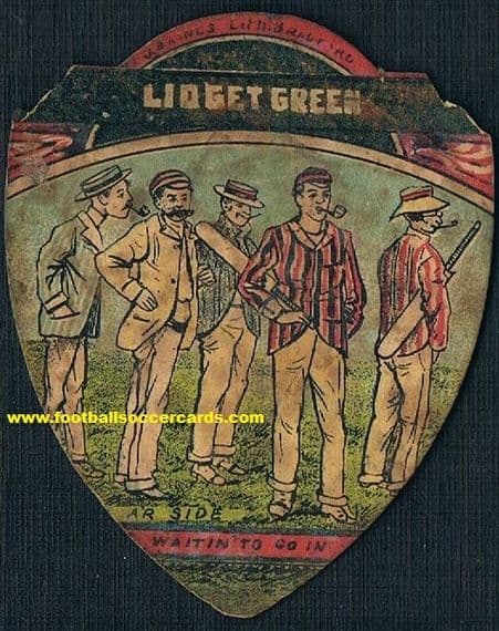 1890s Lidget Green Bradford cricket card by Baines