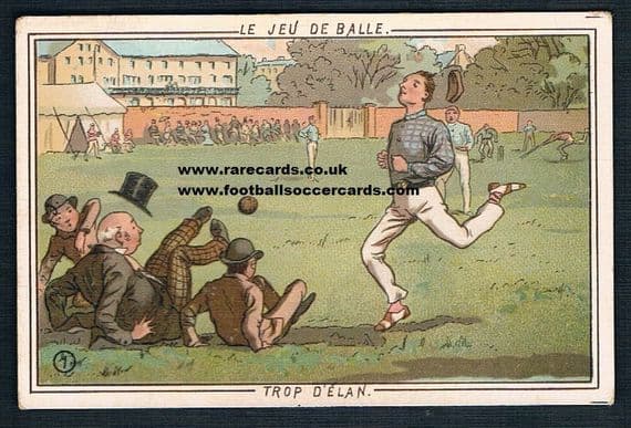 1890s Smeets Brussells cricket card