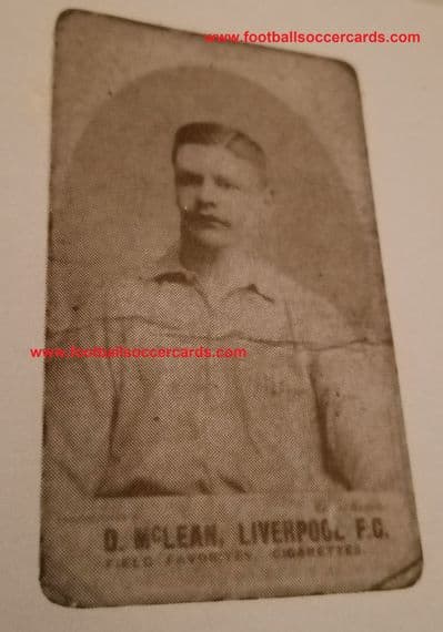 1894 Field Favorites HH Eagle Studios Duncan McLean Liverpool carte de visite ciggy card
