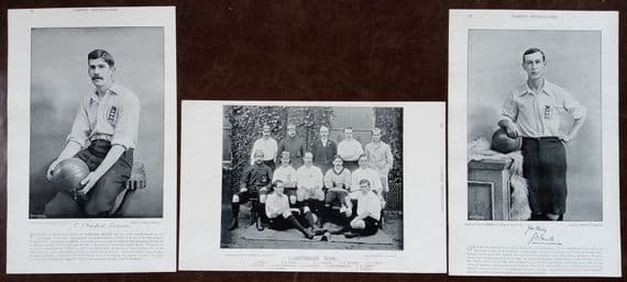 1895 G O Smith & Wreford-Brown Corinthians 3 original Famous Footballers fasicles