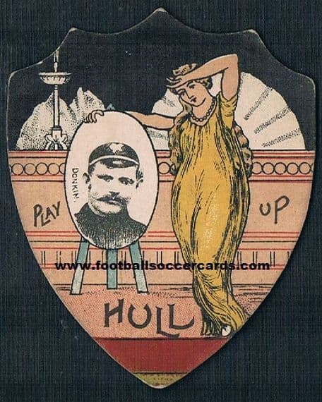 1895 L Donkin Hull FC Sharks player on a W.N Sharpe card