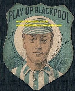 1895 Schofield's Fleece Hotel Blackpool Wright exceedingly rare card