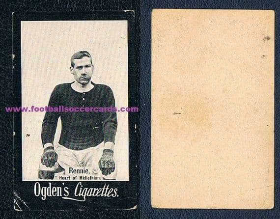1898 -99 Ogden's Harry Rennie HEARTS General Interest series - not 1902 as some sights state!