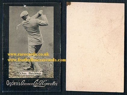 1899 Ogden's Guinea Gold golf card Chas Hutchings