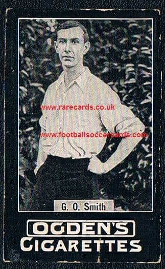 1900 -01 G O Smith Ogden tabs type card, plain back, light faults
