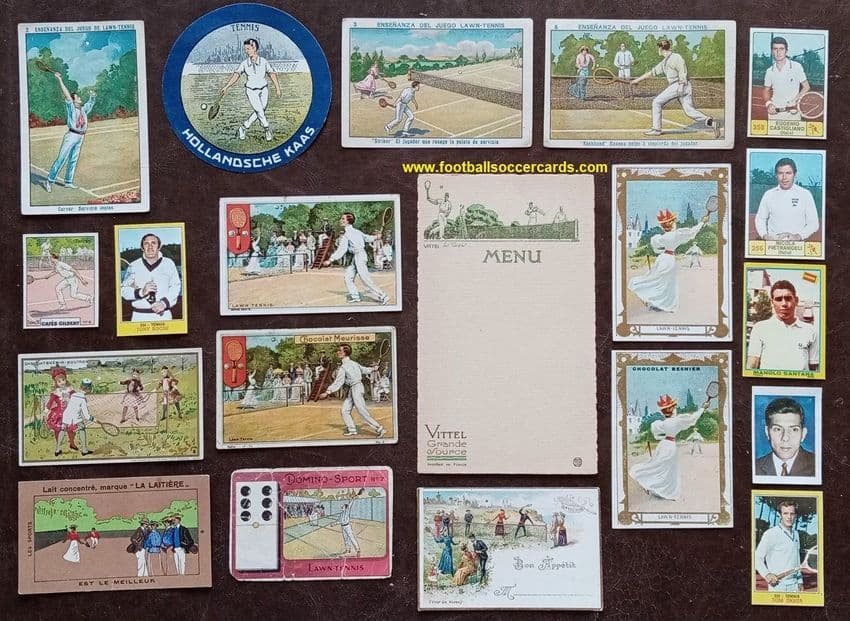 1900 1960s x20 Vittel Jaime Boix Comet Meurisse Besnier Liebig French Spanish Italian tennis cards