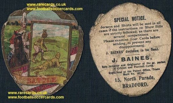 1900 Boer War Life Guards British army household cavalry Baines Battle card