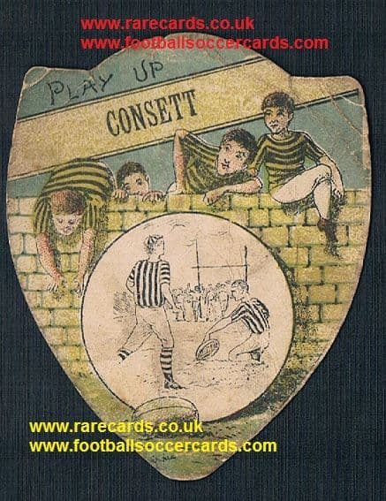 1900 Consett trade card by Baines of Bradford