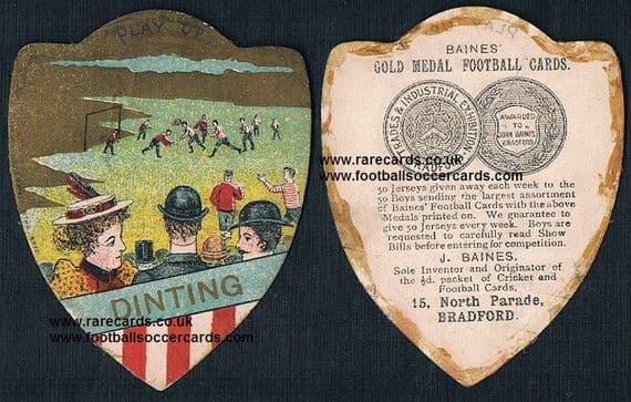 1900 Dinting FC Glossop Derby Baines card