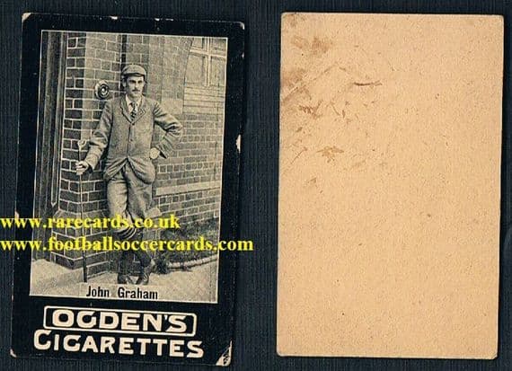 1900 Odgen's tabs cigarette card golf John Graham golfer