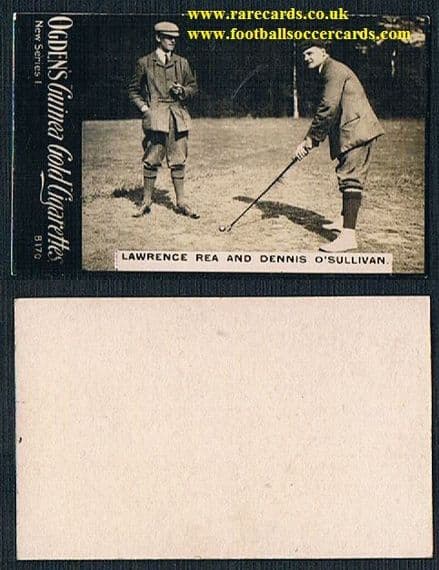 1901 Ogden's Guinea Gold NS1 golfers tobacco card B170 Rea & O'Sullivan