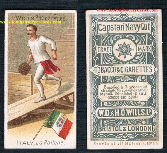 1904 Bowling Sports of all Nations 44 Italy Bowls