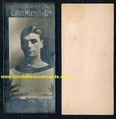 1905 Jack Windmill FA Cup winner Aston Villa Cohen WeeActresses Footballers and Jockeys series of 36