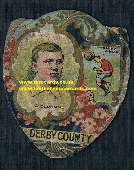 1905 Steve Bloomer Derby County Baines