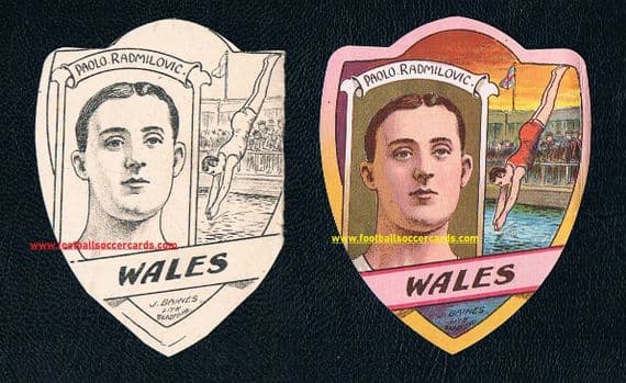 1910 Baines cut from sheet by man who had cutter made - how to spot these trimmed cards?