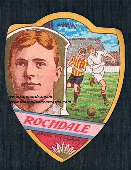 1910 Rochdale Bradford QPR Hull Jack Manning Baines
