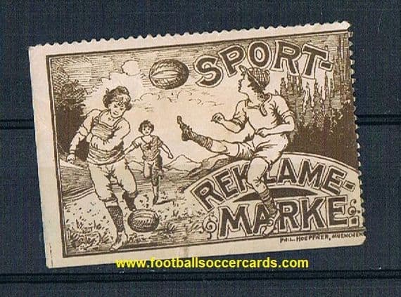 1910 Womens Soccer cinderella poster stamp advertising label