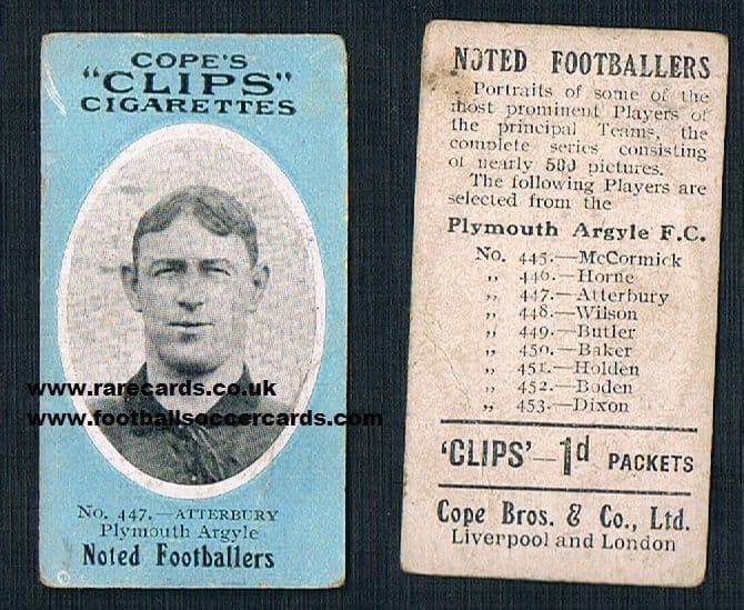 1911 Cope 447 Plymouth Atterbury