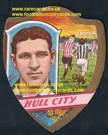 1911 Hull City Wally Smith Baines card Bradford C Leicester Fosse