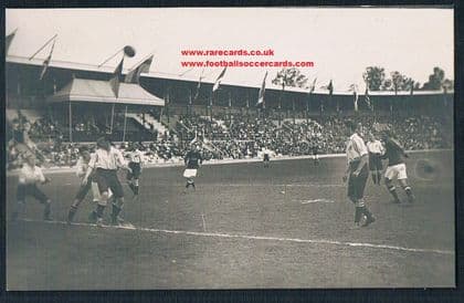1912 final England GB v Denmark Olympic Games Vivian Woodward