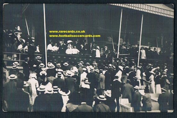 1912 Vivian Woodward & GB gold medal winners x2 England antique card