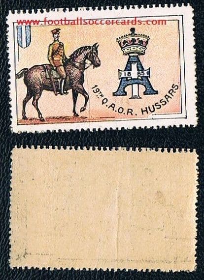1914 military stamp 19th Queen Alexandra's Own King's Royal Hussars